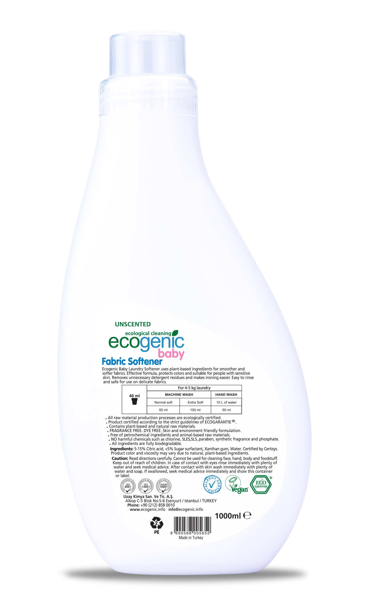 Baby Fabric Softener Ecogenic